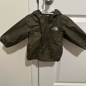 The North Face Olive Green Rain Jacket